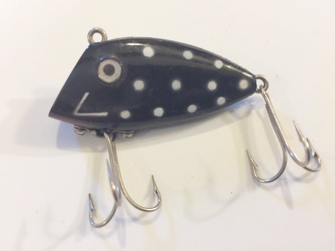 Buckeye Bait Company Mad Minno Black with White Dots No. 12 Color