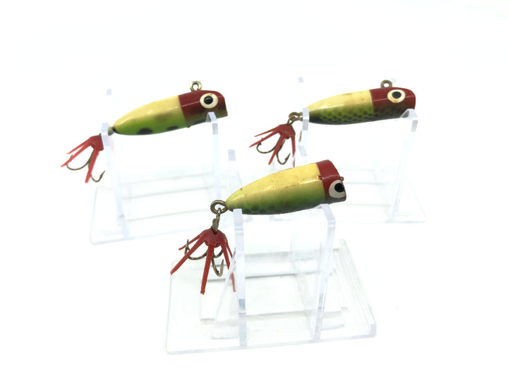 Lot of Three Small Poppers / Oreno Lures