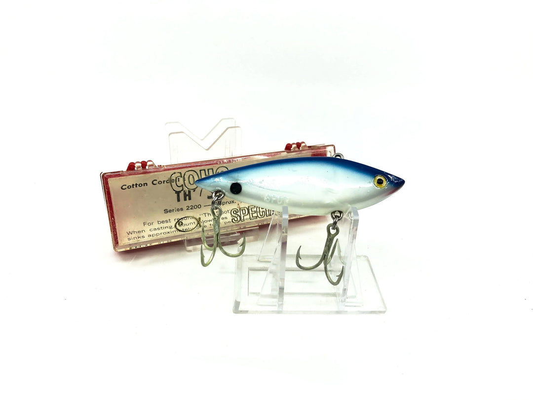 Cotton Cordell COHO Spot Series 2200, Blue Back/White Body Color New in Box
