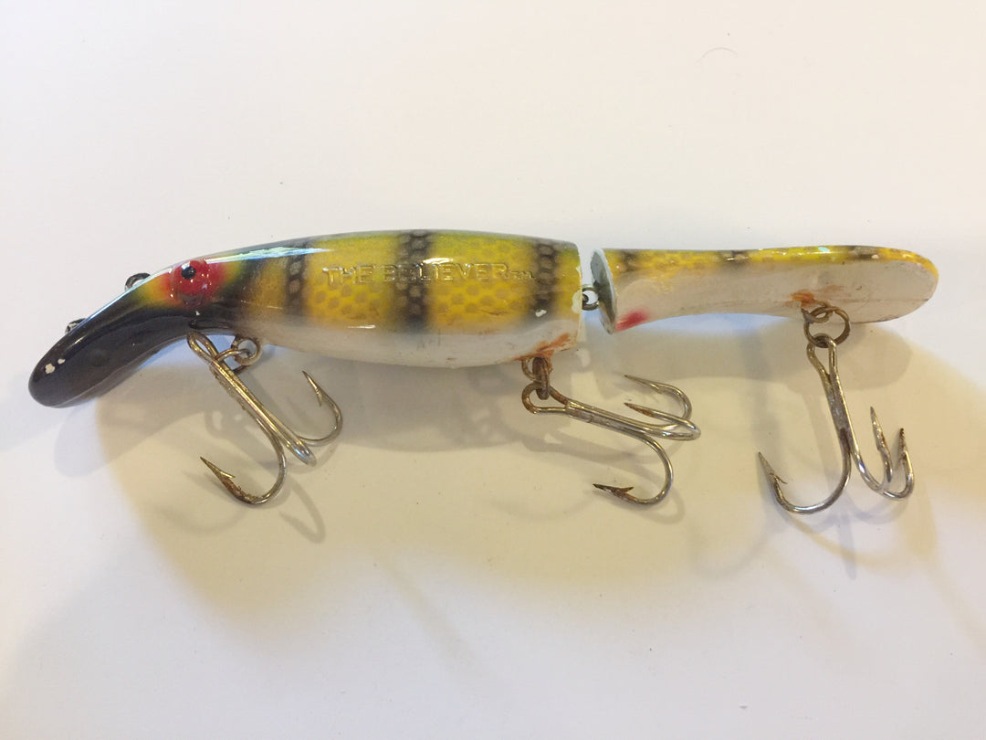 Drifter Tackle The Believer 8" Jointed Musky Lure Perch Pike Pattern