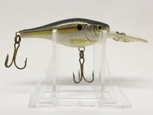 Small Rapala Lure Shad Colored with Red and Yellow Strip