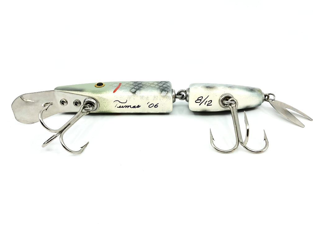 Alzbaits Jointed Pikie Metal Tail Musky Lure Scale Finish SIGNED!
