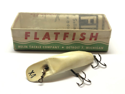 Helin Flatfish X4 Bone White Pre 1963 in Box