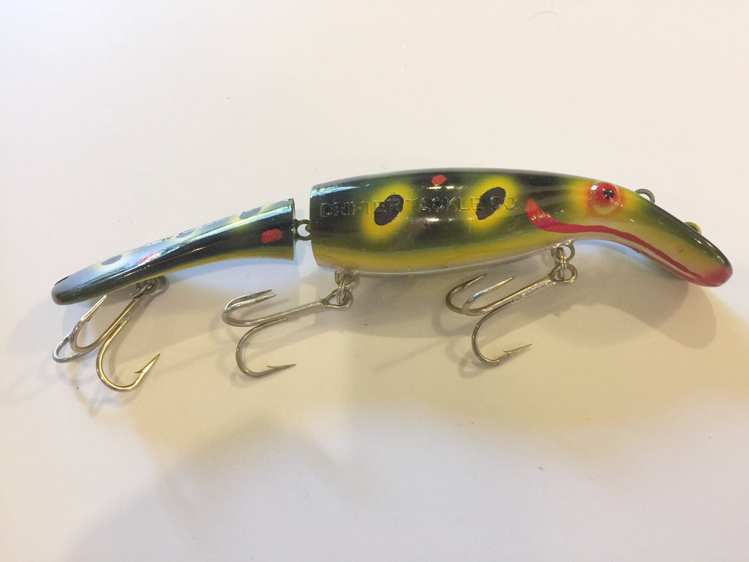 Drifter Tackle The Believer 8" Jointed Musky Lure Frog Pattern