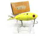 Vintage Wooden Bomber Fluorescent Yellow Color with Box