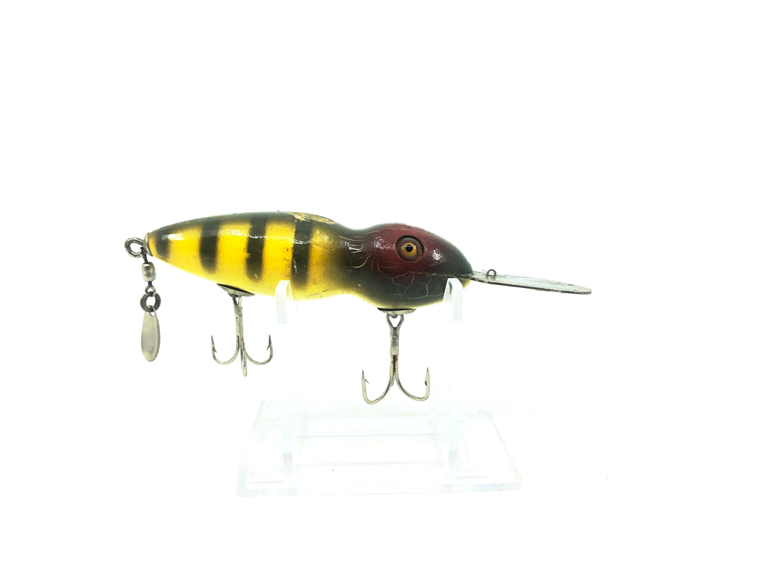 Wooden Martin Lizard Yellow Perch Color