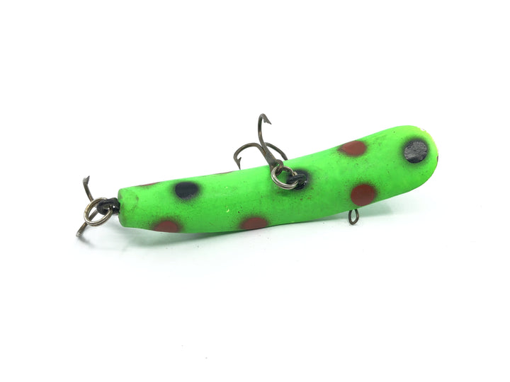 Vintage Helin Flatfish T4 GFL Green Fluorescent Color
