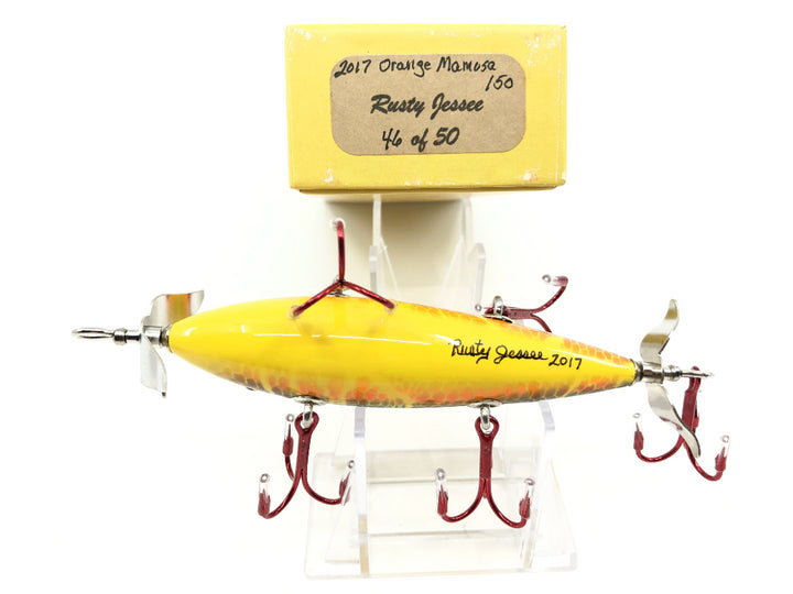 Rusty Jessee Killer Baits Model 150 Minnow in Orange Mamosa Color 2017