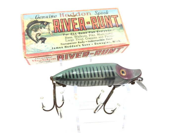 Heddon River Runt Spook Floater 9400 XRG Green Shore Minnow Color with Box