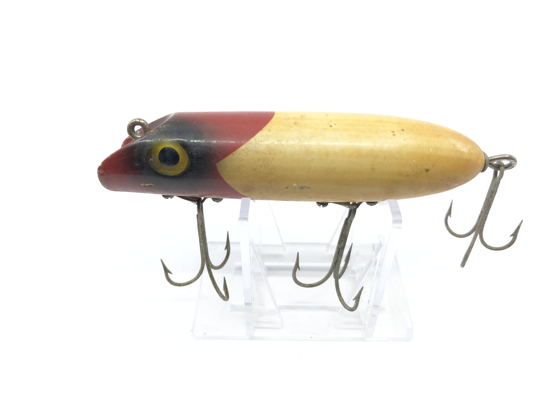 South Bend Bass Oreno Red and White Pressed Eyes