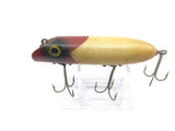 South Bend Bass Oreno Red and White Pressed Eyes