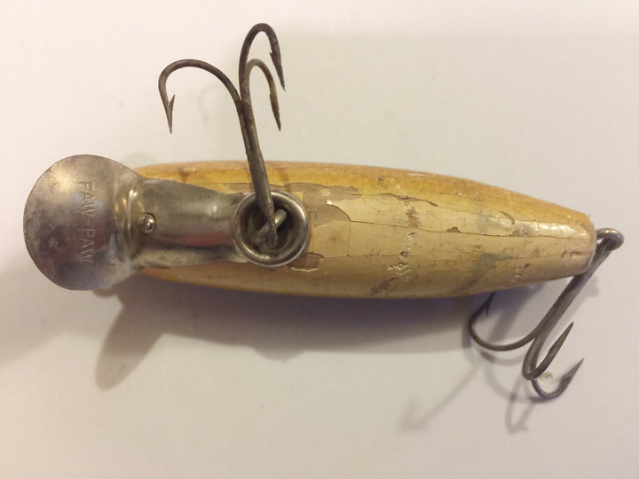 Paw Paw Lippy Joe Wooden Lure Green Perch Color