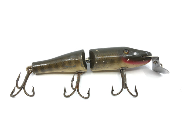 Creek Chub 2600 Jointed Pikie Minnow in Pikie Color Wooden Lure