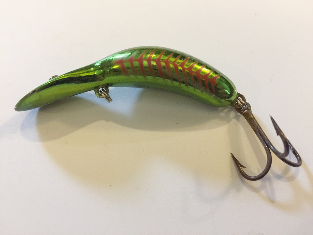 Heddon Tadpolly Clatter Tad Green Red Stripes