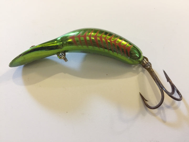 Heddon Tadpolly Clatter Tad Green Red Stripes