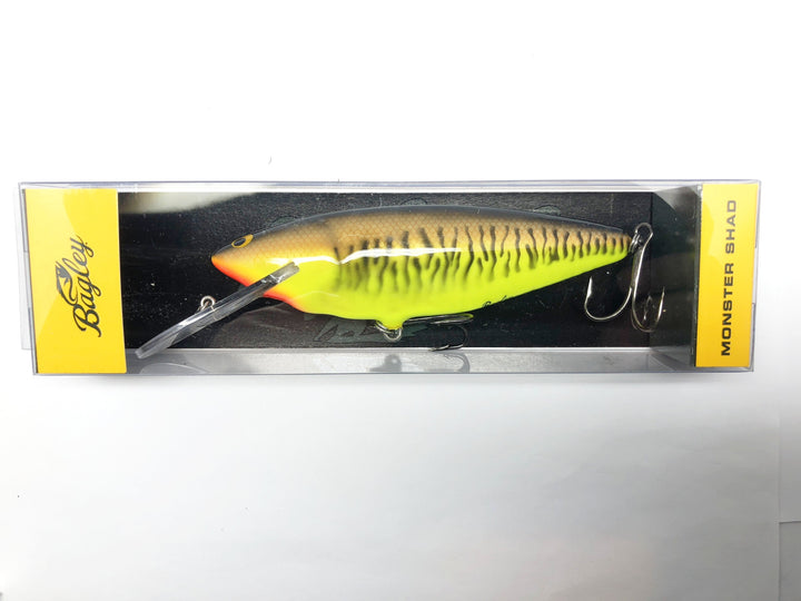 Bagley Monster Shad MSD-LMY Little Musky on Yellow Color New in Box OLD STOCK