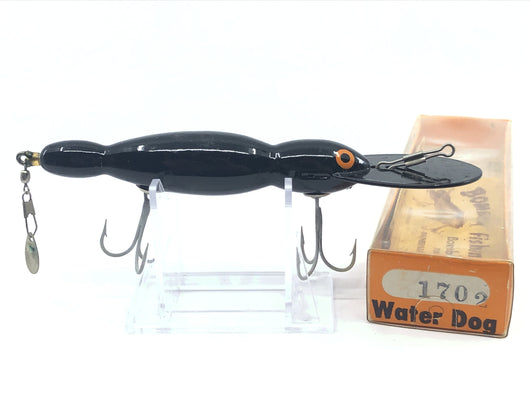 Vintage Wooden Bomber Water Dog 1702 Black with Box – My Bait Shop, LLC