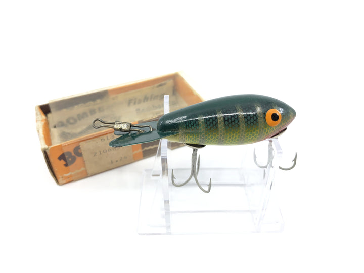 Vintage Wooden Bomber 305 Green Perch Color with Box