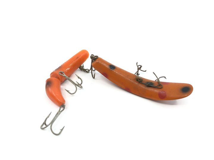 Lot of Orange Baits Helin Flatfish U20 and Voo-Doo Lure