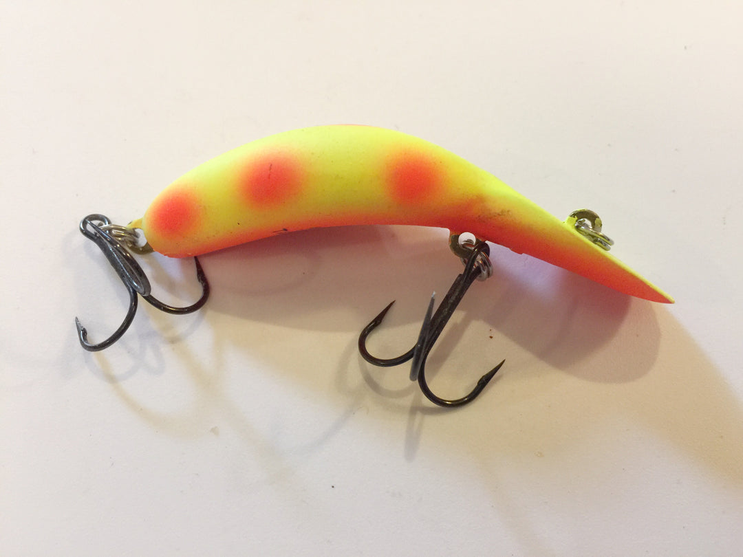 Heddon Tadpolly Clatter Tad Orange Yellow Spotted