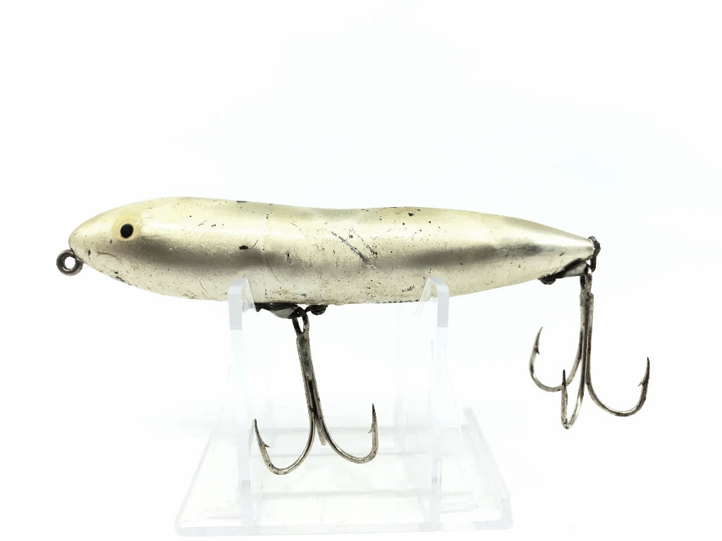 Heddon Zara-Spook Sway Back NP Nickel Plate Color Tougher Color