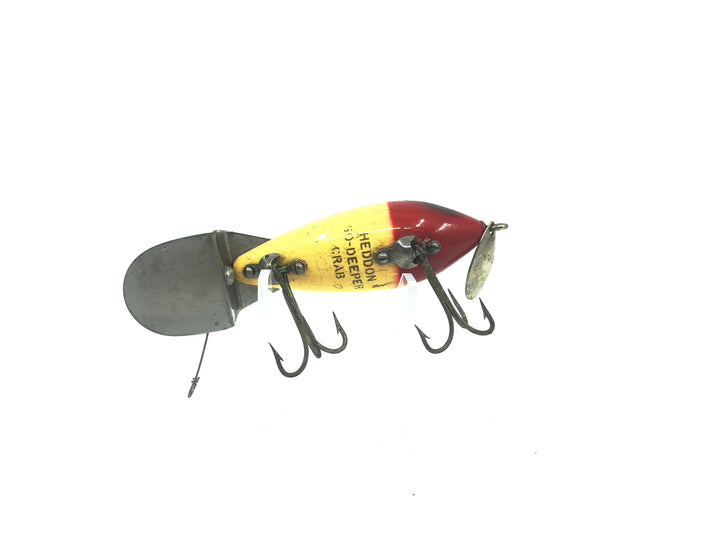 Heddon Go-Deeper Crab, RH Red Head/White Body Color