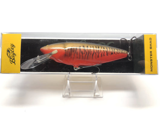 Bagley Monster Shad MSD-LMO Little Musky on Orange Color New in Box OLD STOCK