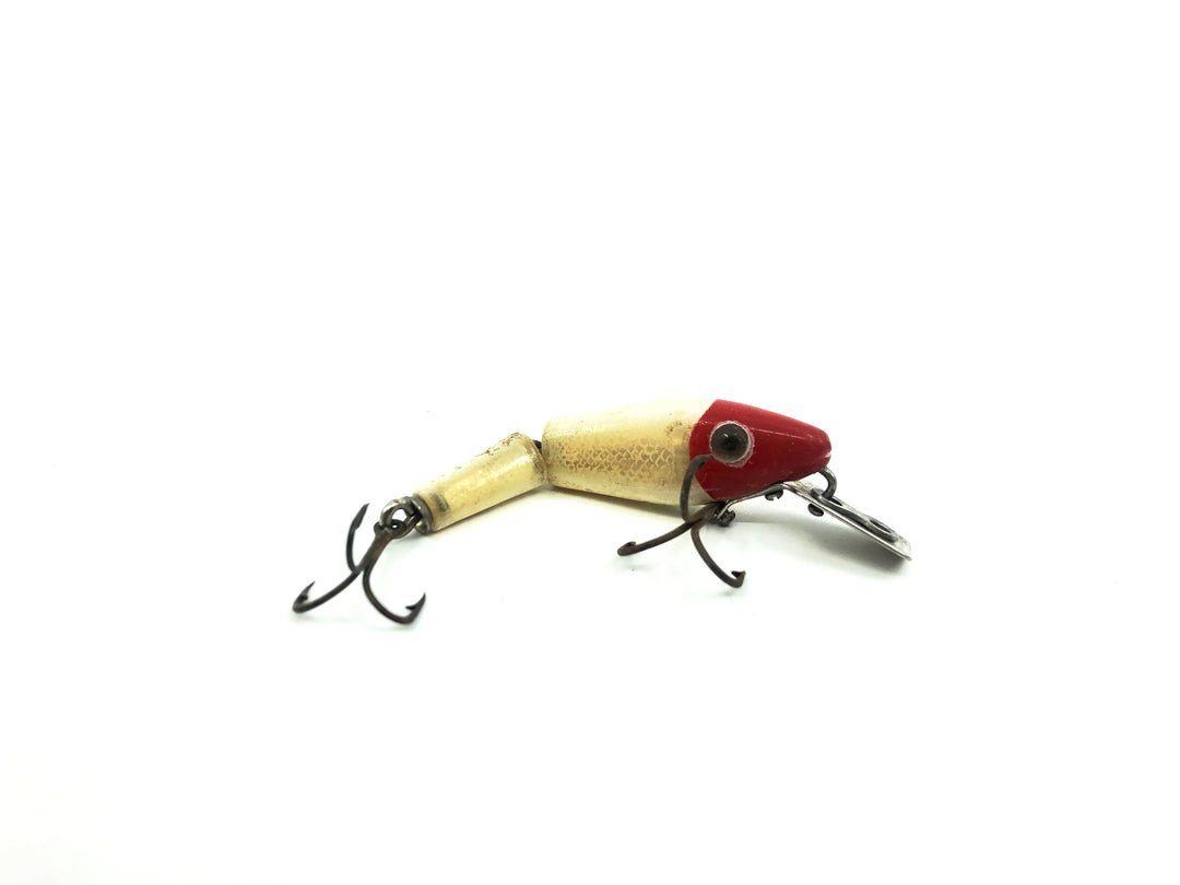 L & S OOM Mirrolure Sinker White/Red Head Color
