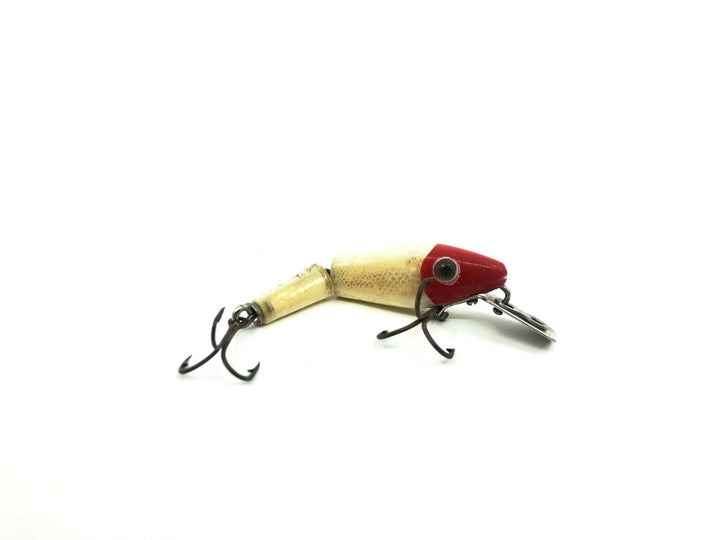L & S OOM Mirrolure Sinker White/Red Head Color