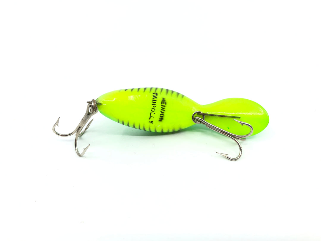 Heddon Tadpolly Spook Green with Black Ribs (non-cataloged) Color