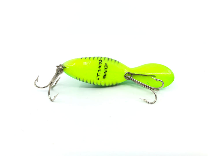Heddon Tadpolly Spook Green with Black Ribs (non-cataloged) Color