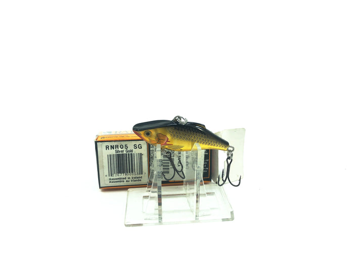 Rapala Rattlin' Rap RNR-5 SG Silver Gold Color New with Box