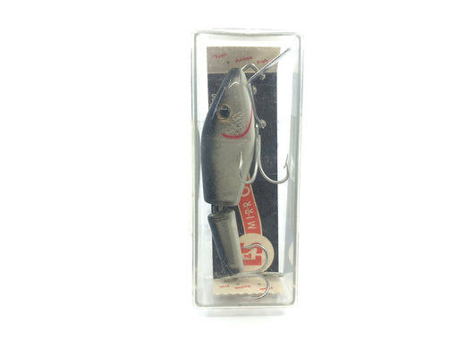 Leurre Vintage L&S MIRA-LURE 35M - Tête Rouge, Corps Or Miroir, 3 5/8 Pouces