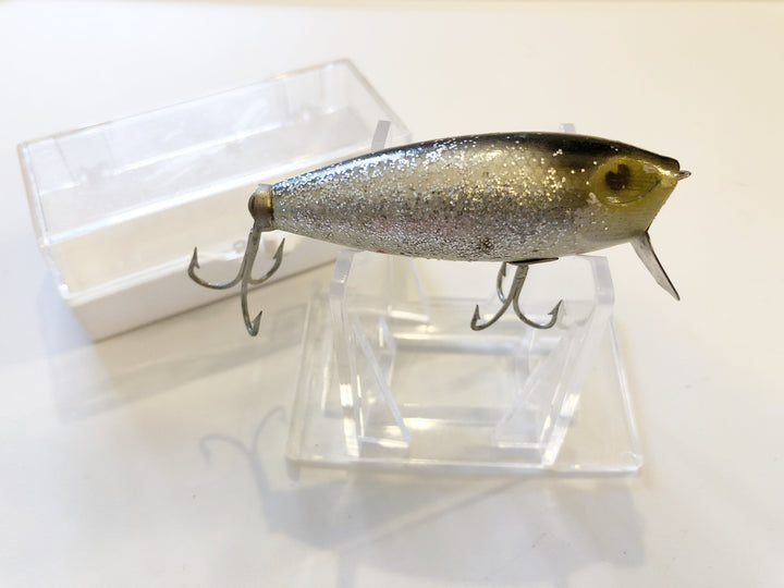 Poe's Nervous Miracle New in Box Vintage Wooden Bait Silver Shad Color