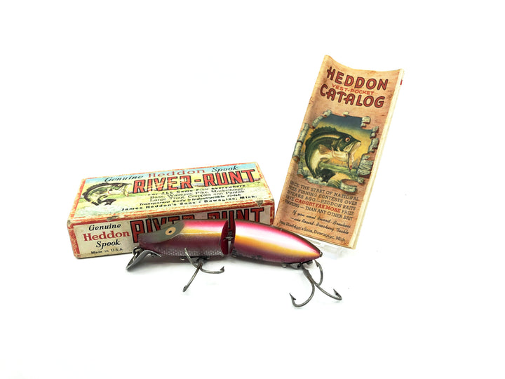 Heddon River Runt Spook Jointed Floater 9430 RB Rainbow Color with Box