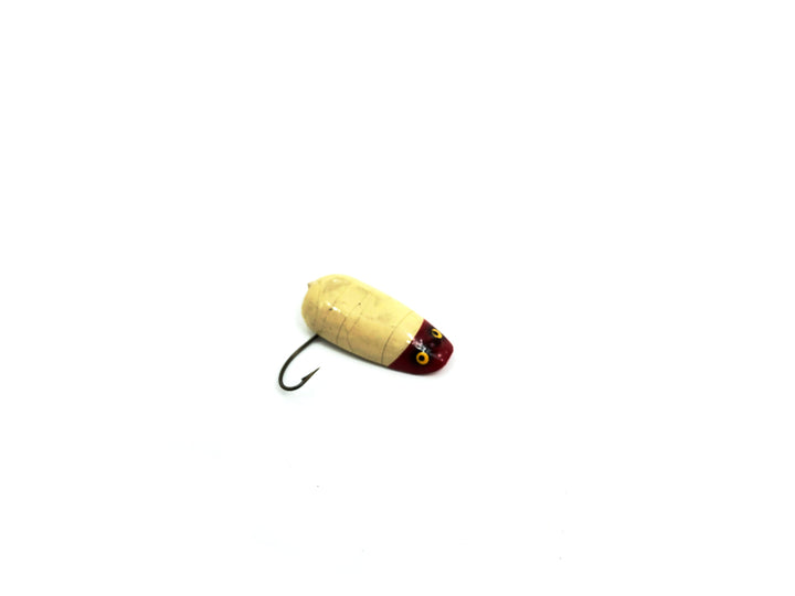 Paul Bunyan Dinky Fly Lure White/Red Head Color