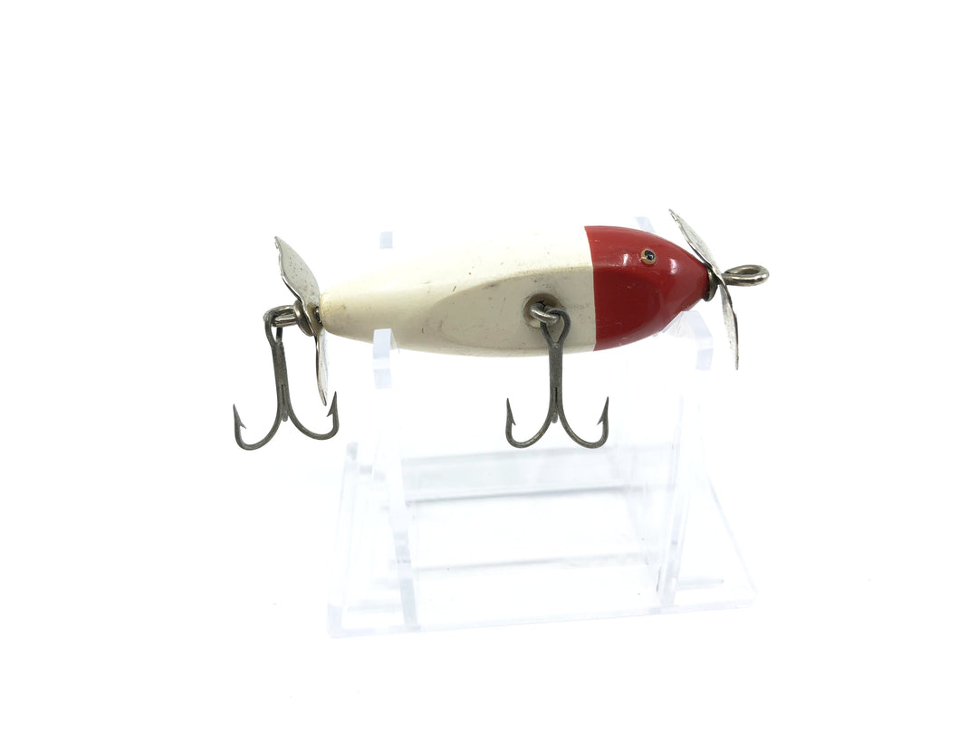 Creek Chub Spinning Injured Minnow Red and White Color