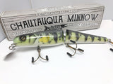 Jointed Chautauqua 8" Minnow Musky Lure Special Order Color "HD Perch"