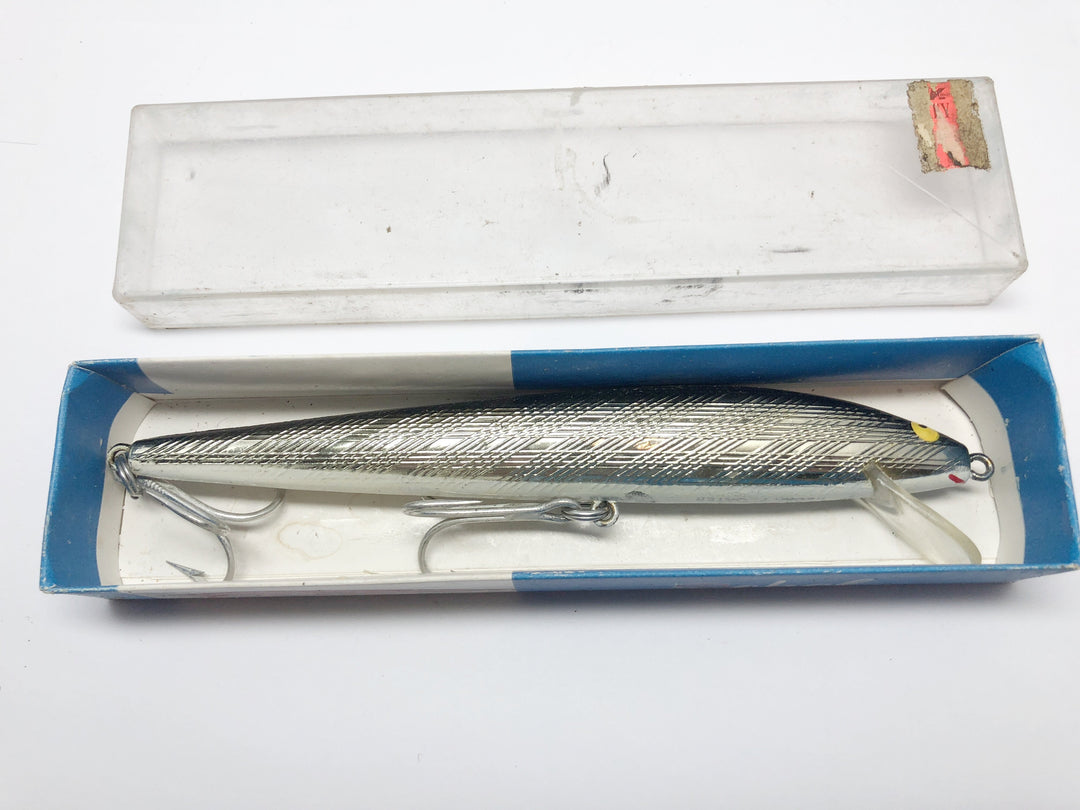 Vintage Rebel 401 Silver 7 1/2" Minnow with Box