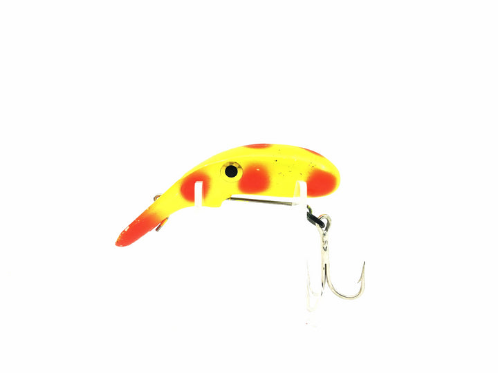 Luhr Jensen Fire Plug Yellow/Red Dots