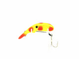 Luhr Jensen Fire Plug Yellow/Red Dots