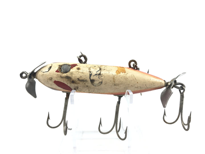 Creek Chub Glass Eyed Injured Minnow Red Side Color Added Hooks