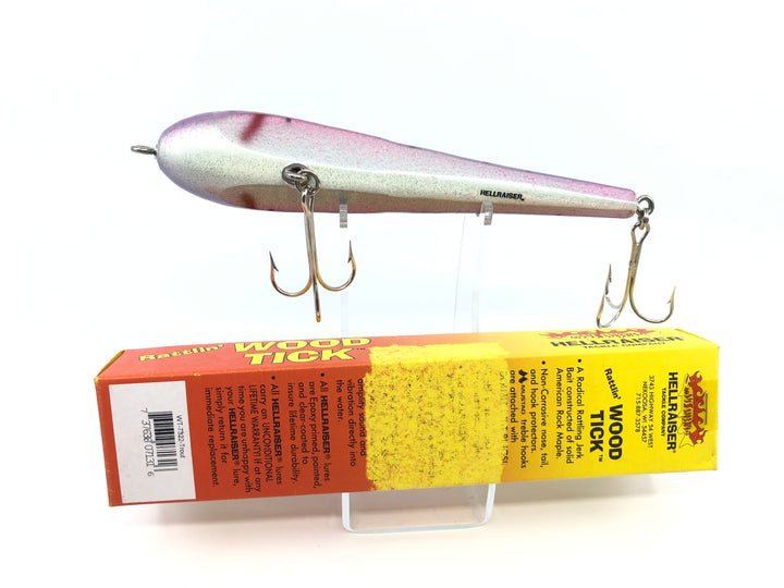 Hellraiser Wood Tick Musky Lure 7" Trout Color New in Box Old Stock