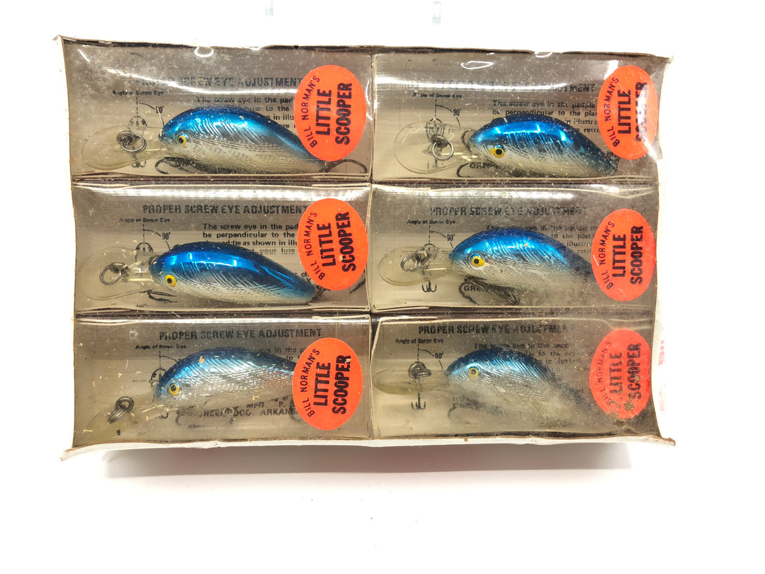 Bill Norman Vintage Dealer Box of 12 Little Scooper Lures Sealed 250 3 DRP