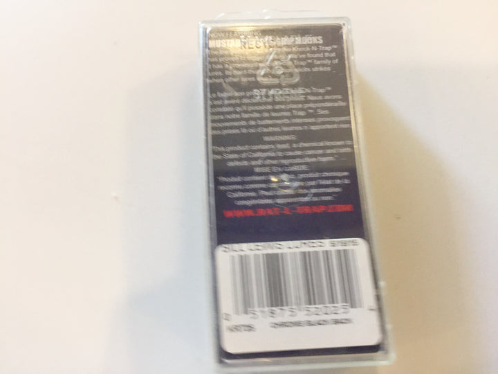 Knock-N-Trap Bill Lewis 1/2 oz Chrome Black Back New in Box!