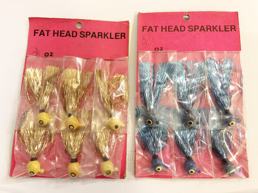 Fat Head Sparklers Vintage on Cards Two Cards of Six Each