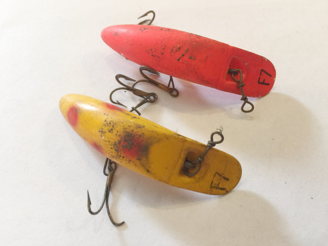 Helin Flatfish Lot of 2 F7 lures