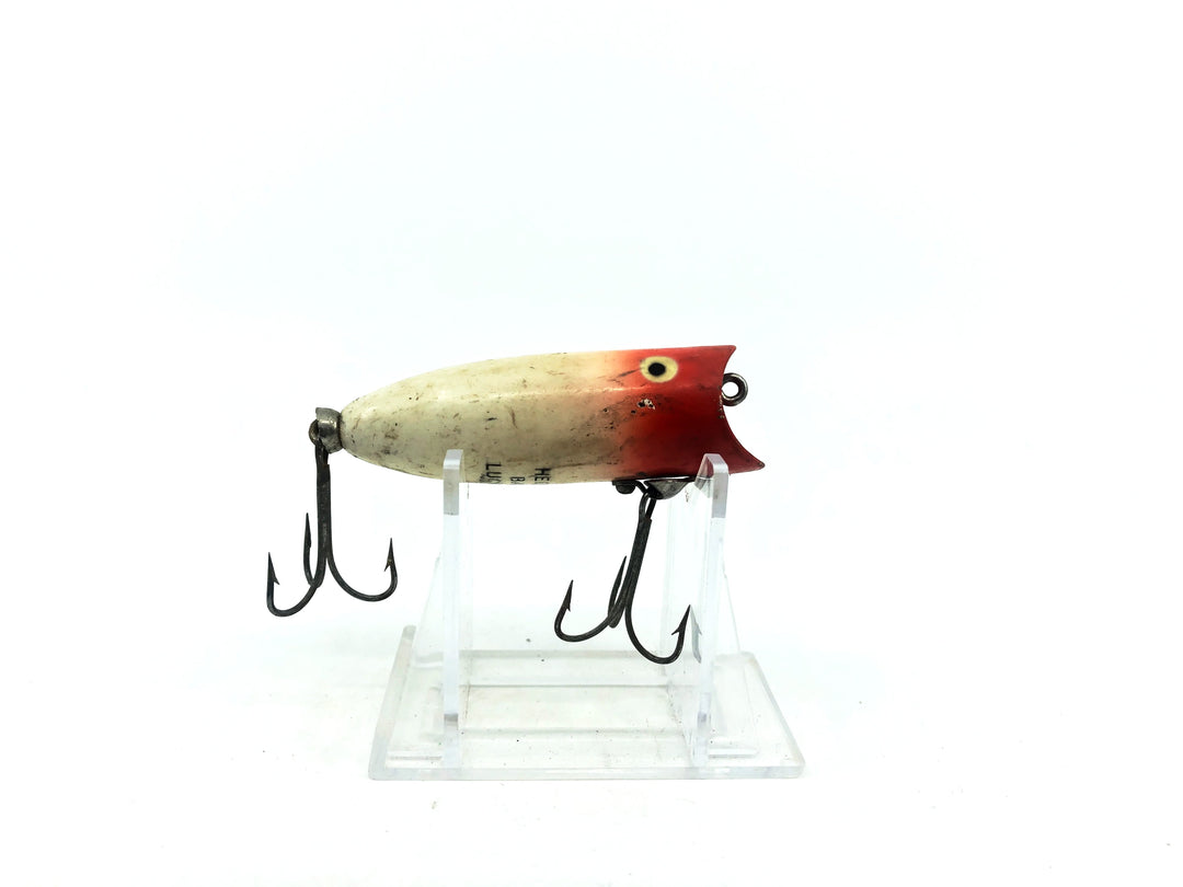 Heddon Baby Lucky 13 RH White/Red Head Color