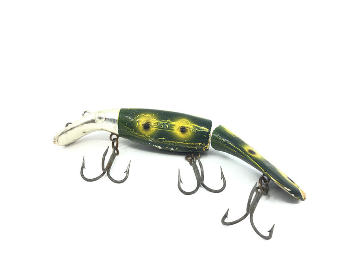 Drifter Tackle The Believer 8" Jointed Musky Lure Special Color Silver Head Dark Frog