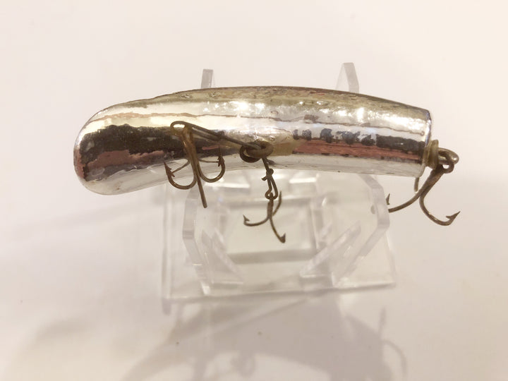 Helin Flatfish SPS Rare Wood with Silver Foil Antique Lure